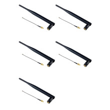 5PCS 868MHz LoRa Antenna SMA Male 5DBi Omni-Directional Antenna with SMA Female Connector Cable for Meshtastic Lora IoT