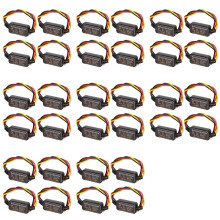 32 Stück 16 Modi Einstellbarer LED-Bremslicht-Blinker--Controller Universal für Auto-Motorrad