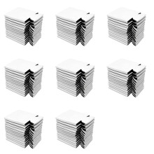80PCS Neoprene Beer Can Cooler Drink Cup Bottle Sleeve Insulator Wrap Cover New White