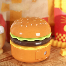 2X Desk Lamp for Kids, Rechargeable Hamburger Small Desk Lamp with Adjustable Neck Touch with Pencil Sharpener