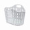 Addis Addis Fold Flat Easy Store Laundry Basket Hamper - Grey & Mint 1