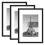 upsimples 3 Pack A3 Frame, Picture Frames, Versatile Photo Frame, Black A3 1