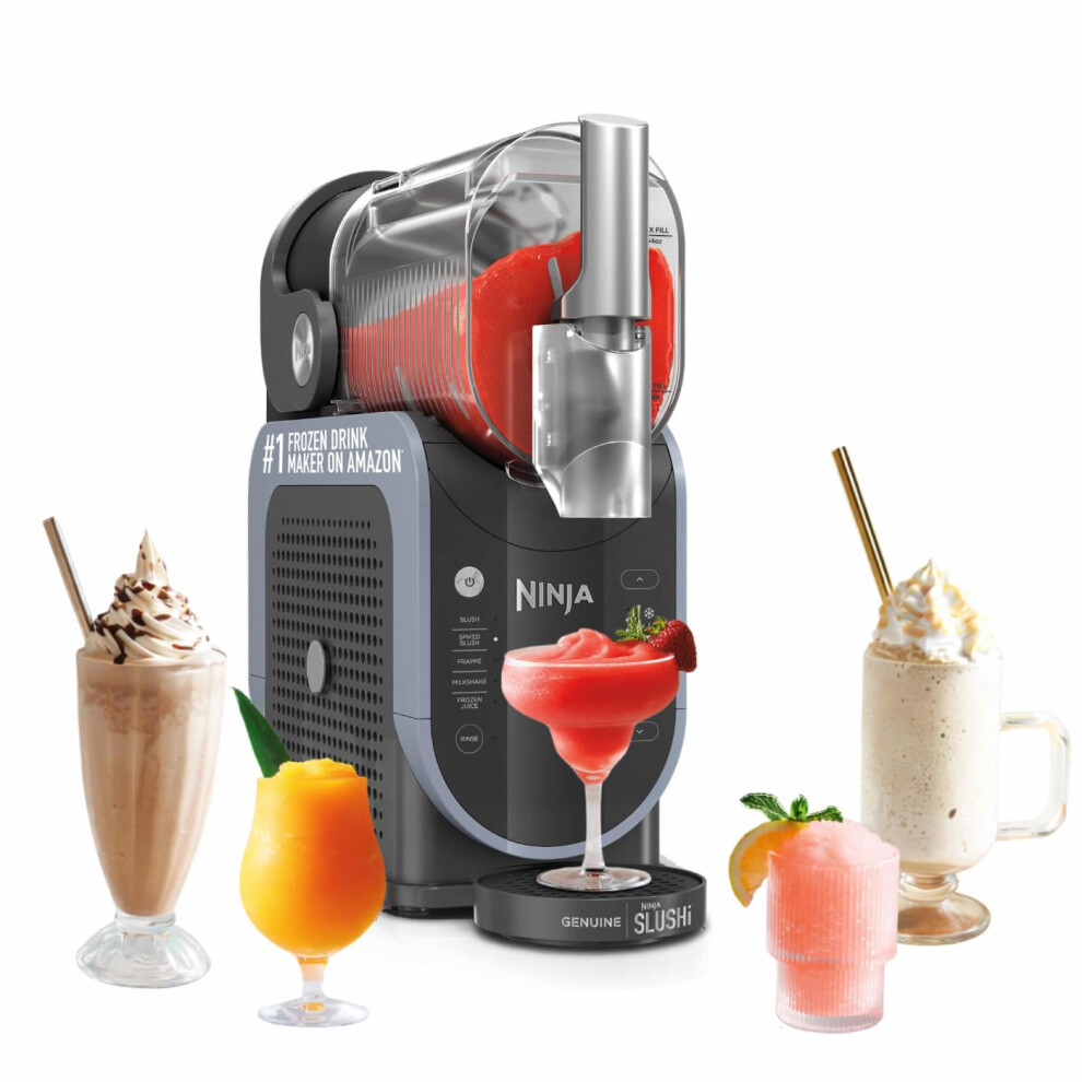 Ninja Slushi Frozen Drinks Maker, Create Slush, Frozen Cocktails, Frappé, Milkshakes & Frozen Juice, No Ice Or Preperation Needed, Whisperchill Techn