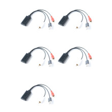 5X Module Sans Fil Universel pour Voiture Adaptateur de Musique Rca Câble Audio Auxiliaire Alimenté par USB
