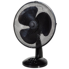Zanussi 12" Inch, Lightweight, Portable Desk Fan, 3 Speed Settings, Wide-Angled Oscillation, Powerful Airflow, Quiet Operation, Perfect for Bedroom o