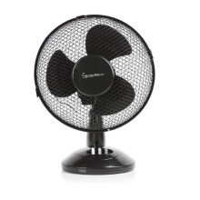 Signature 9” 2 Speed Desk Fan with Oscillation, Adjustable Tilt, Black, S40008B