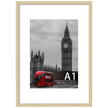 Tinkeps A1 Picture Frame, Oak Wood, 1 Pack