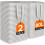 Lifewit 80L Collapsible Laundry Basket, 2 Pack, Extended Handles, Grey 1