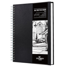 STATIONERY ISLAND A4 Sketchbook - Hardcover Sketch Book with 200GSM Th