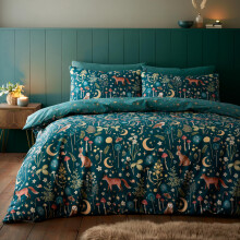 Catherine Lansfield Enchanted Twilight Reversible Double Duvet Cover