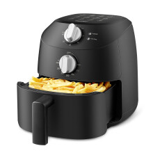Midea Compact 2L Air Fryer – 12 Preset Menus, Adjustable Timer, 80-200C Temperature Control, 1150W, Dishwasher-Safe Non-Stick Basket, BPA-Free