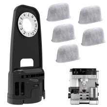Filter Holder & Water Filter Set Compatible with Ninja Espresso Machine, 1x Filter Holder + 5X Filters