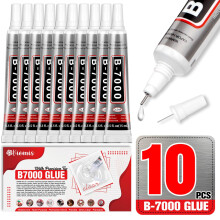 10 PCS 15ml B7000 Glue Clear with Precision Tip