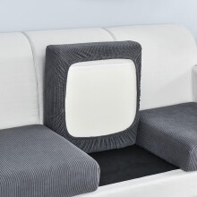 Edumov Sofa Seat Cushion Covers, Stretch Sofa Seat Covers, Fitted Universal Sofa Cover, Non-Slip Sofa Slipcovers: Velvet Covers for Individual Cushio