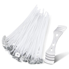Candle Wicks - Candle Wick for Making Candles 50 Pcs 10cm Long