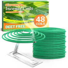 SCENTORINI Citronella Coils with Metal Holder
