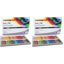 Pentel PHN4-50 Oil Pastels - Pack of 100