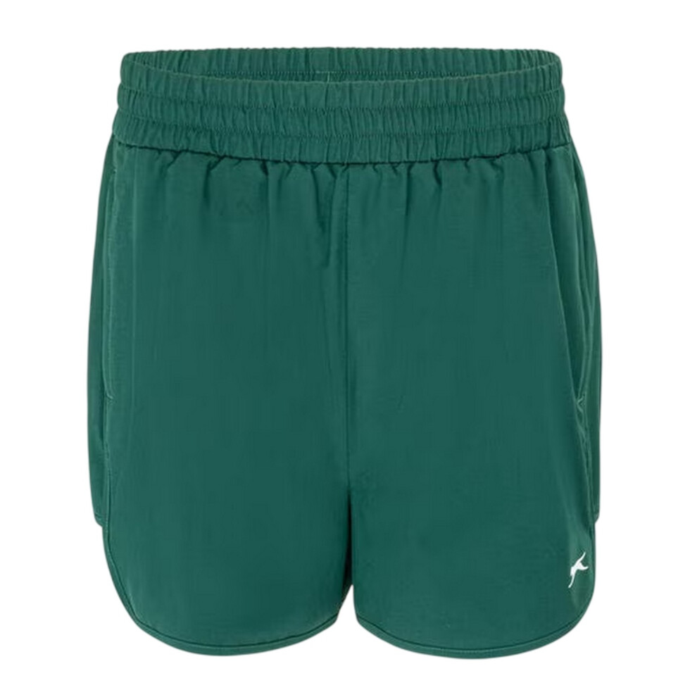 Slazenger (12 Uk, Forest ) Womens/Ladies Running Shorts Green