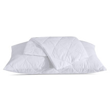 My home store Quilted Pillow Protectors 2 Pack- 100% Microfiber Hotel Quality Zip Closure Pillow Cases- Super Soft, Anti-Allergy & Breathable Pillow