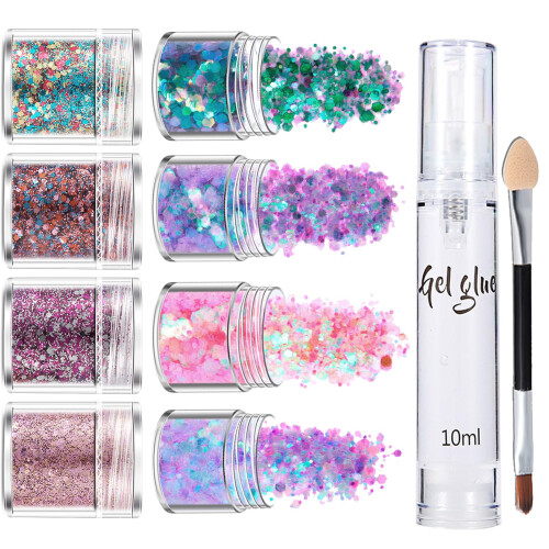 MEITREND Face Glitter Festival with Glue
