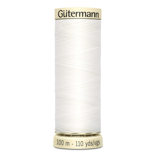Gütermann Gutermann Sew-All Thread, Polyester, White, 100 m