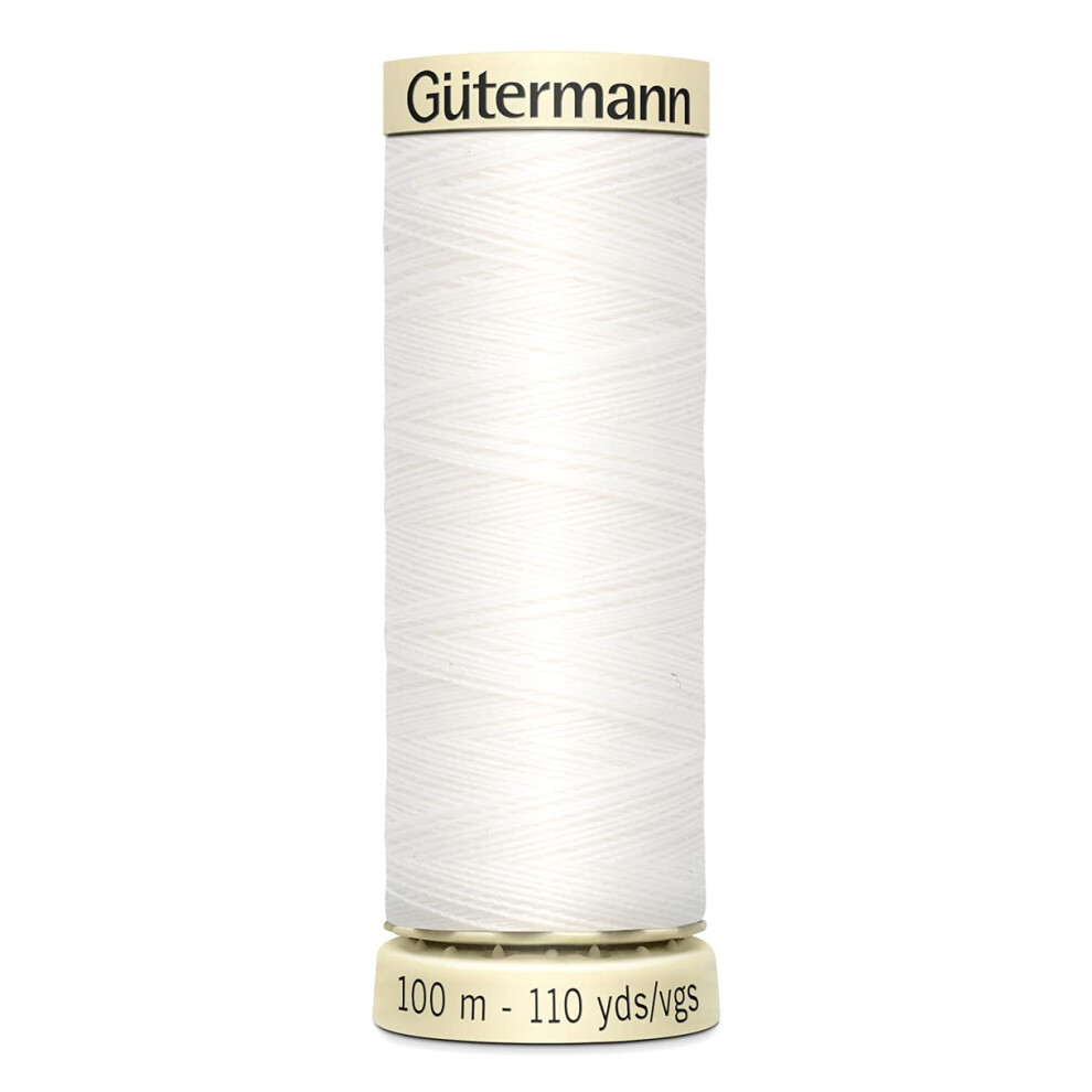 Gütermann Gutermann Sew-All Thread, Polyester, White, 100 M
