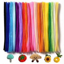 Coloured Pipe Cleaners for Craft About 100 Pack, 30cm Long Fuzzy Sticks for DIY Projects Soft and Flexible Creative Crafts Atrs DIY Flowers Projects