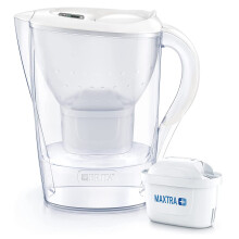 BRITA Marella fridge water filter jug for reduction of chlorine, limescale and i