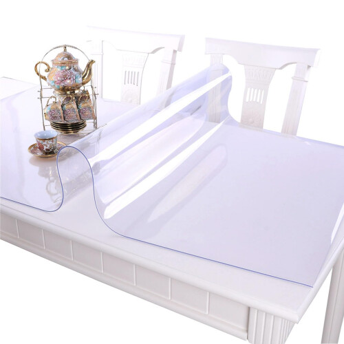 VITA FELICE PVC Table Protector Clear Plastic Waterproof Table Cover