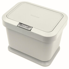 YourCasa Organic Kitchen Waste Bin, 5 L, Odour-Proof Organic Bin with Lid and Push Button Mechanism, Compost Bin & Organic Waste Container, Small fo