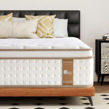 Slily 12IN Super King Size Pocket Sprung Mattress, Motion Isolation