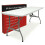 Build Rapido 6ft Heavy Duty Folding Table - Foldable Trestle Table Fold in Half 1