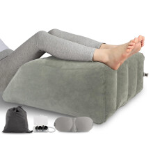 Leg Elevation Pillow Wedge Pillow for Sleeping Comfortable Leg Cushions Improve Blood Circulation Suitable for Muscle Relaxation and Relief from Swel