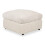 jumbo cord fabric essential footstool large size (Cream) 1