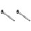 2X 2-in-1 Round Handle Ratchet Wrench 1/4 Double Ended 72 Teeth Quick Spanner Tool Screwdriver Socket Bit 1