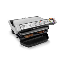 Tefal Optigrill Plus, 6 Cooking Programs, Measure Cook Technology, Temperature Intelligence, Removable Non-Stick Plates, Dishwasher Safe, GC713D40 -