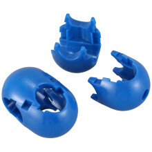 60Pcs Climbing Rope Net Plastic Connector Net Buckle Climbing Accessories for Outdoor Amusement Swing Climbing Rope