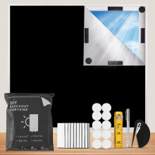 250x145cm Blackout Blinds Large 100% Blackout Material Easy to Stick