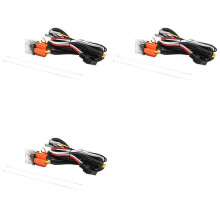 3X 12V Horn Relais Kabel Baugruppe Kit Gitter Halter Sprengen Ton Hupen Kabel Baugruppe Stecker für Auto LKW Universal Zubehör