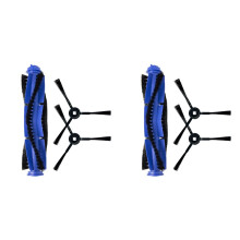 2 Set Main Side Brush Kit for Blaupunkt/Xtreme BPK-VCBB1XT /VRillo Sweeping Roboat Vacuum Cleaner Spare Accessories