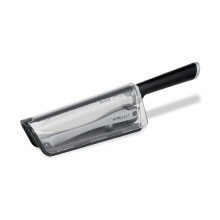 Tefal EverSharp 16.5cm Chef Knife with Integrated Sharpener, German Stainless Steel Kitchen Knife with Long Lasting Sharp Blade, Ergonomic Handle for