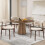 COLAMY Modern Dining Chairs Set with Wooden Legs 1