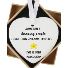 FitDA Thank You Gift, Sometimes Amazing People Forget How Amazing They Are, Appreciation Gift for Mentor Friend Family Colleague