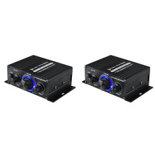 2X AK-170 Audio Power Amplifier Wireless HiFi Stereo Audio Power Amplifier 200W+200W with RCA Input Home Car Amplifier