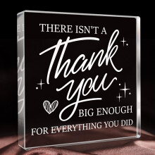 SECOGM Thank You Gift for Men Women, Thank You Gifts, Appreciation Thank You Plaque For Colleague, Teacher, Nurse, Boss, Volunteer, Doctor, Manager,