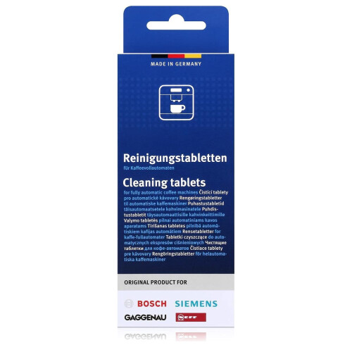 Bosch Bosch Cleaning Tablets for Coffee Machines, Pack of 10, White