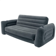 Intex Queen Size Pull-Out Inflatable camping sofa bed Sleep Away Futon