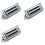 3X 2  68X29MM  Elgitarr Humbucker Pickup med Metallram för LP Gitarr Krom, Hals 2