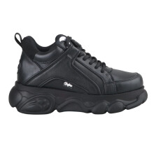 (6 UK, Black) Buffalo Womens/Ladies Platform Trainers