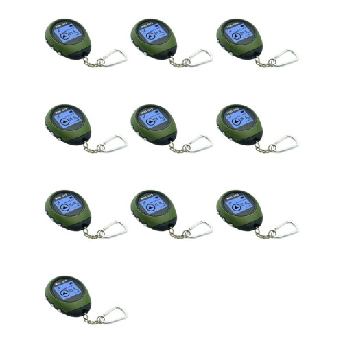 10X  GPS Navigation Receiver Tracker Logger USB Rechargeable Handheld Location Finder Tracking for Traveler